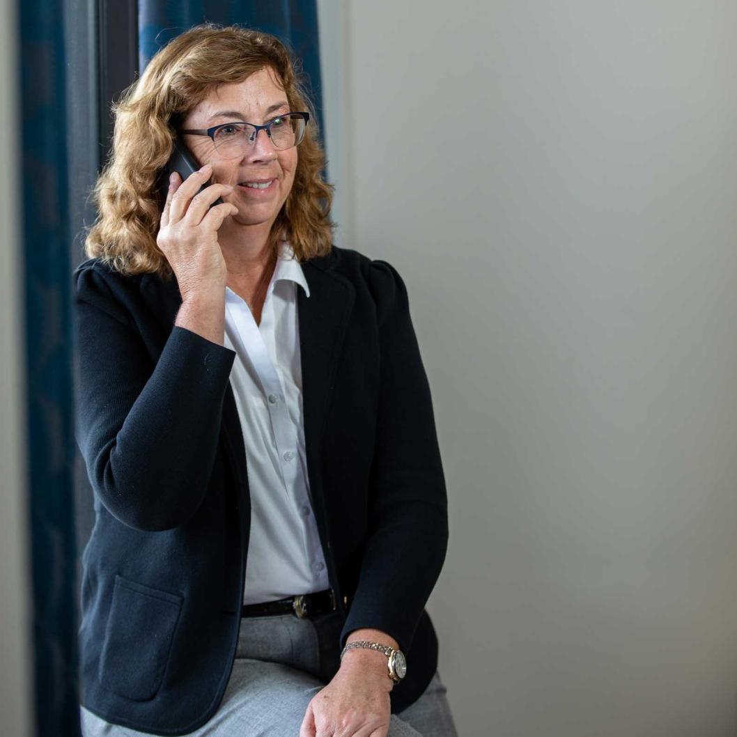 Peg Feltner on Talking to Client on Phone